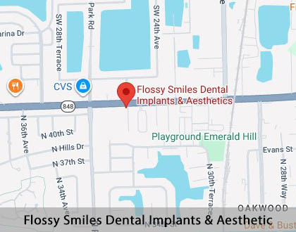 Map image for Invisalign in Hollywood, FL